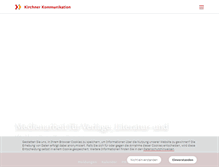 Tablet Screenshot of kirchner-pr.de